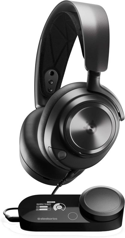 SteelSeries Arctis Nova Pro Cuffie Gaming Over-Ear Hi-Res Audio 360 GameDAC Gen 2 Nero-Dwellingra