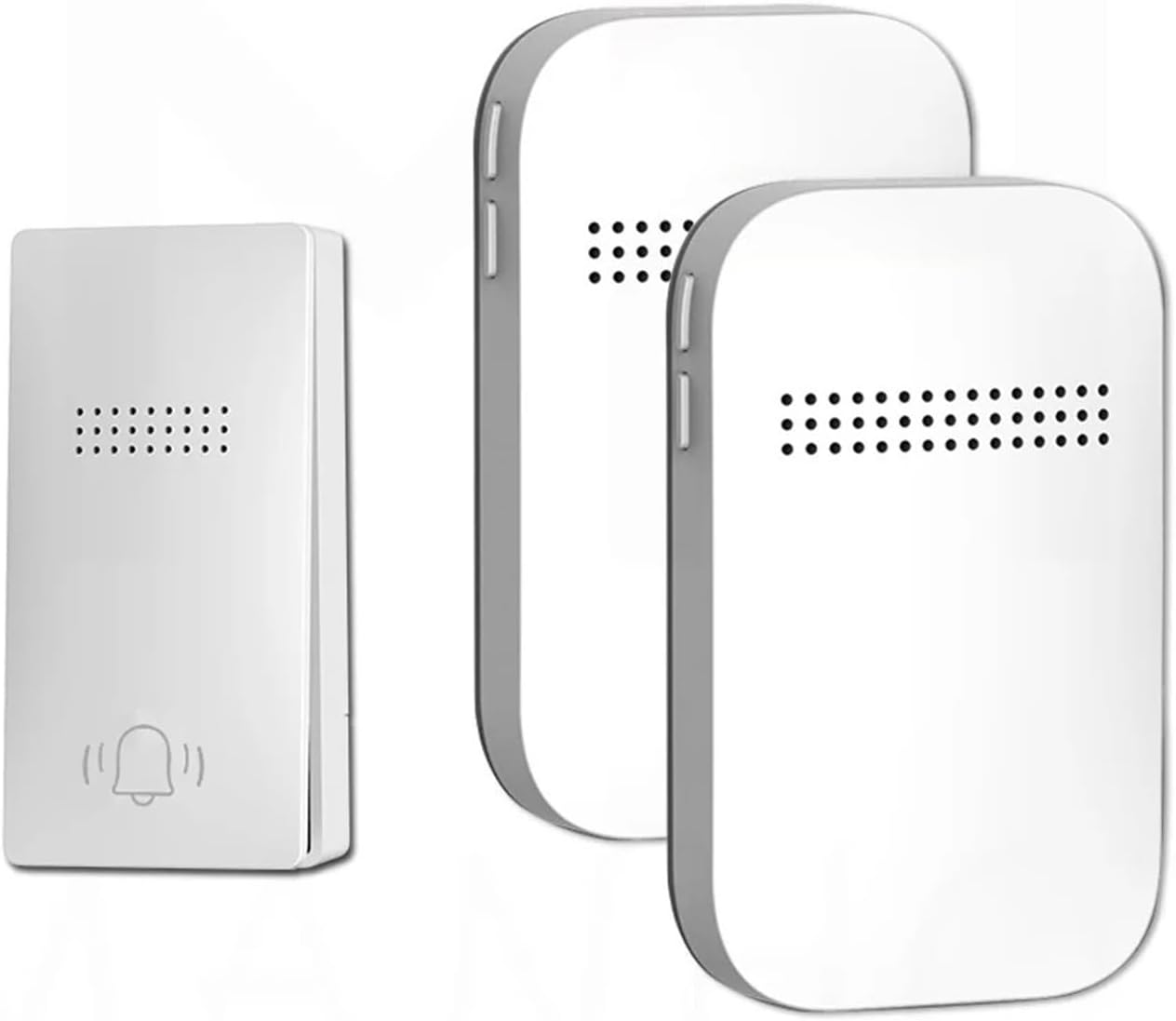Campanello a Pulsante Impermeabile 433 MHz Senza Batteria con 38 Suonerie EU-Dwellingra