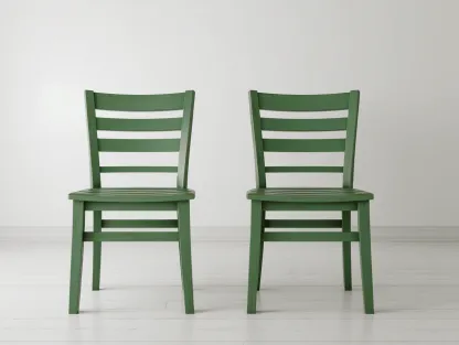 2 sedie da giardino in legno 44x50x88 cm verde