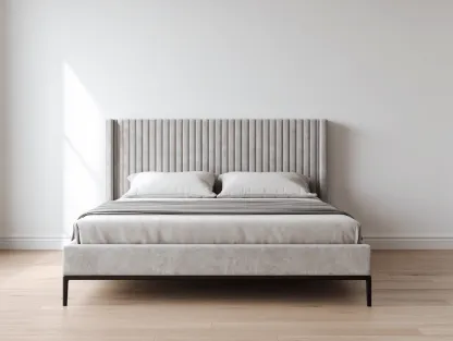 Letto matrimoniale imbottito 160x200x125 cm grigio chiaro