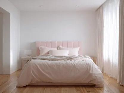 Letto matrimoniale imbottito 160x200x105 cm rosa