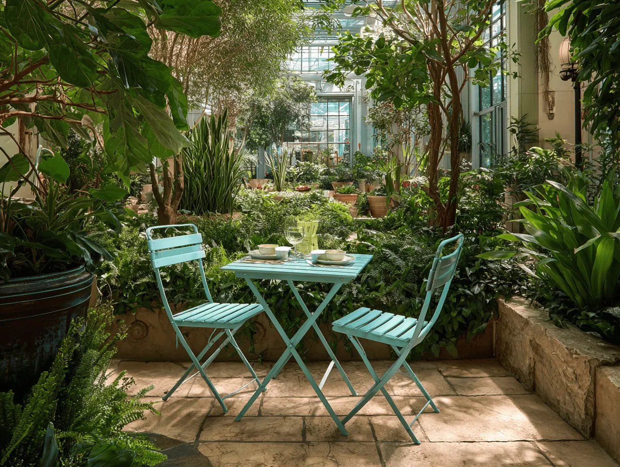 Set bistrot da giardino 3 pezzi - tavolo quadrato pieghevole 58x58x72 cm con 2 sedie pieghevoli - metallo azzurro - stile compatto per esterni-Dwellingra