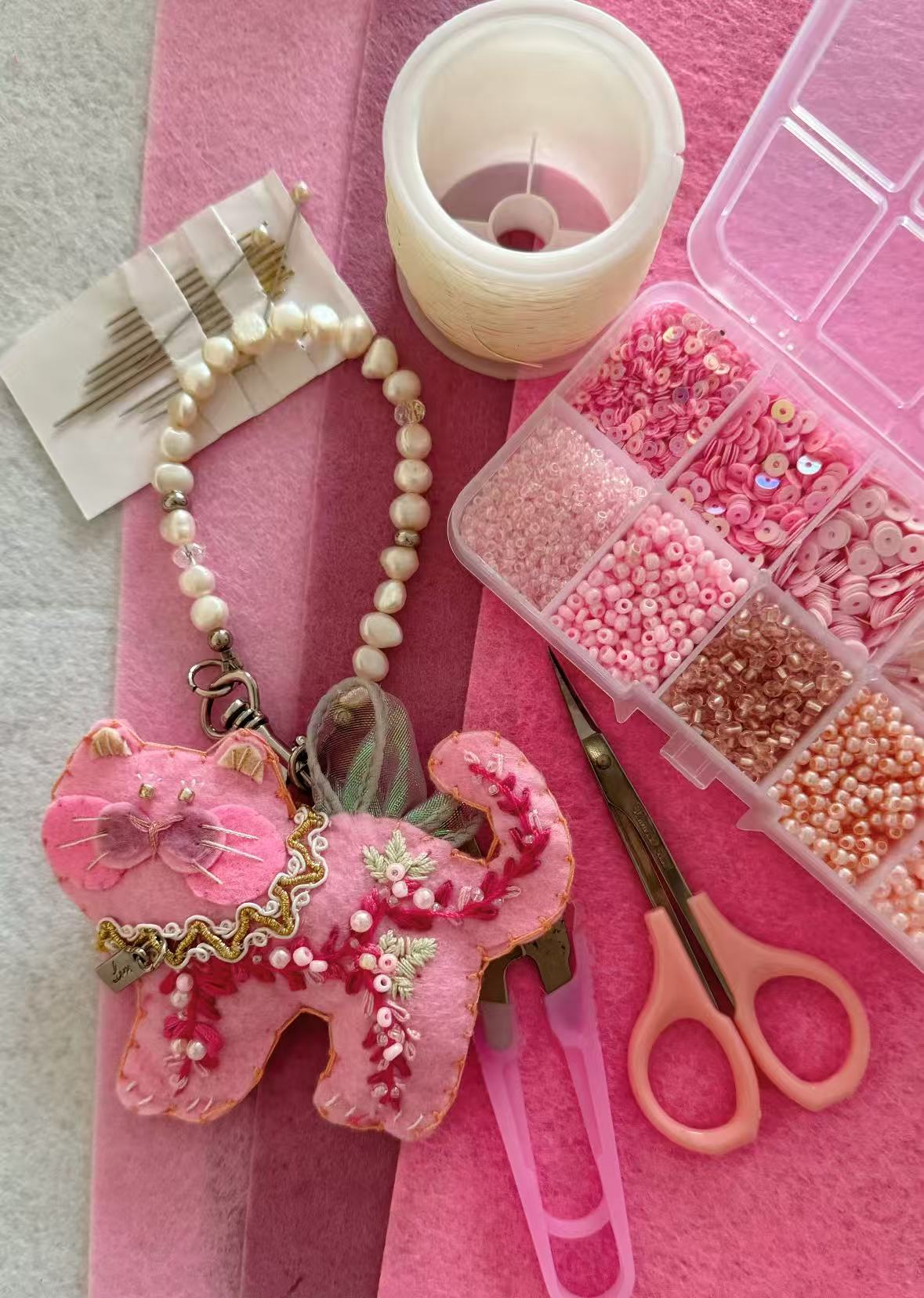 Custom felt hangings