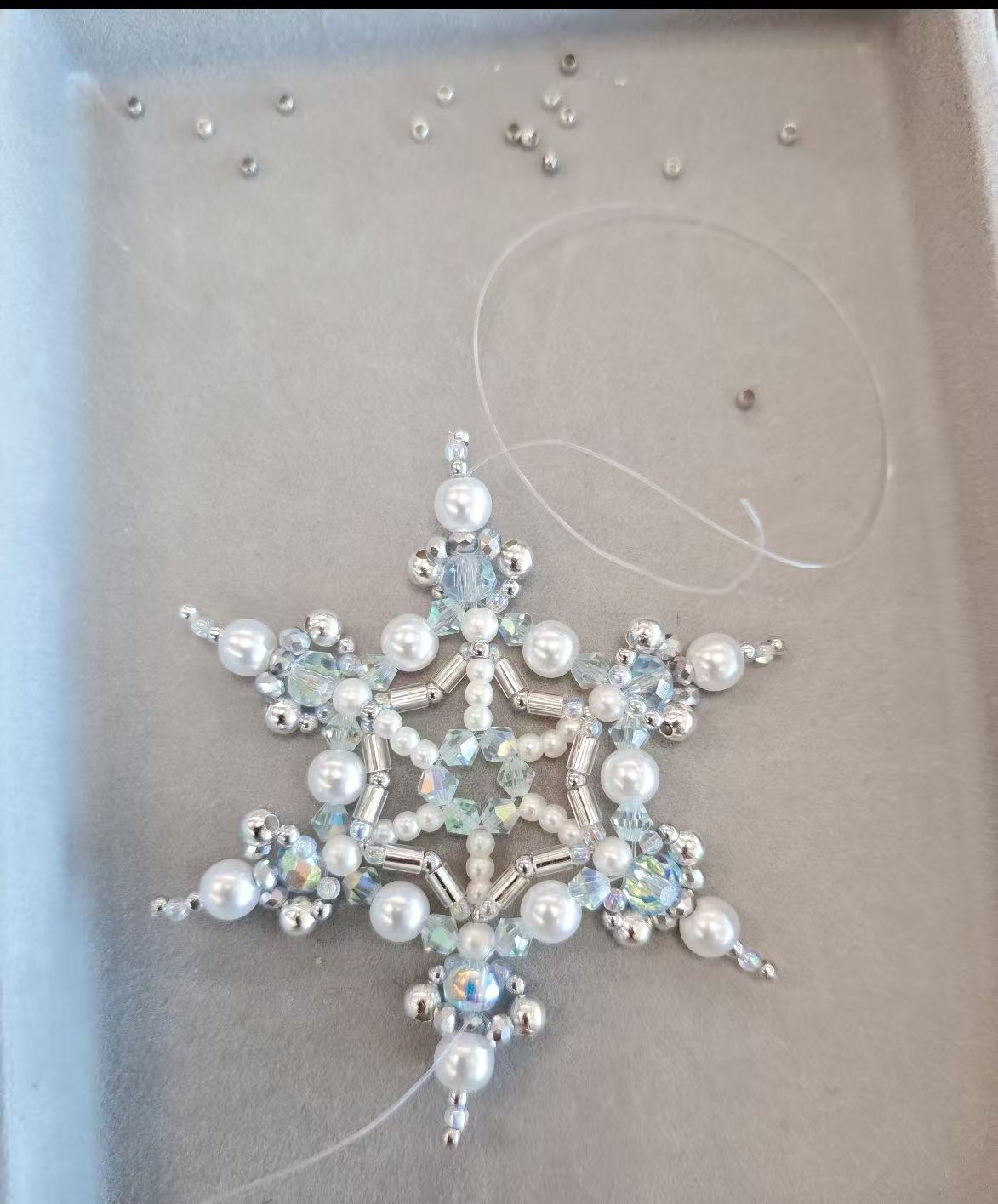 Winter Snowflakes Keychain hangings