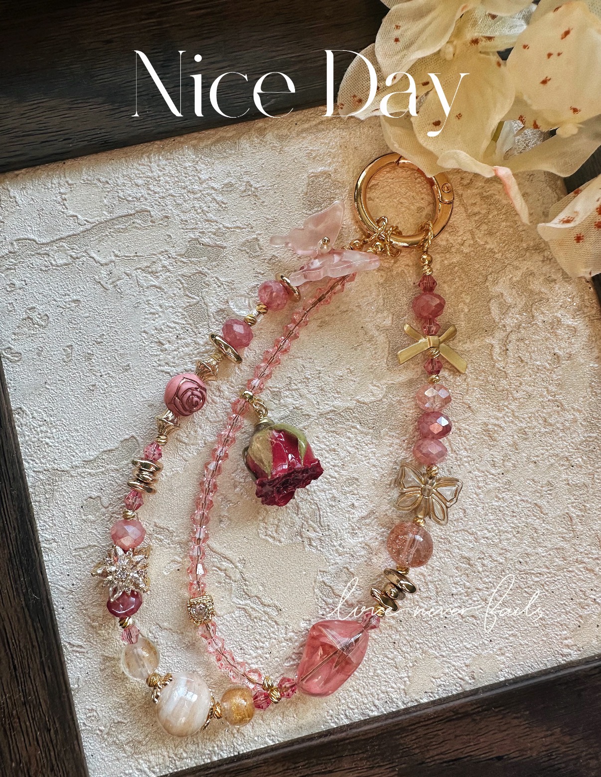 Spring sea of flowers Custom handmade accessories