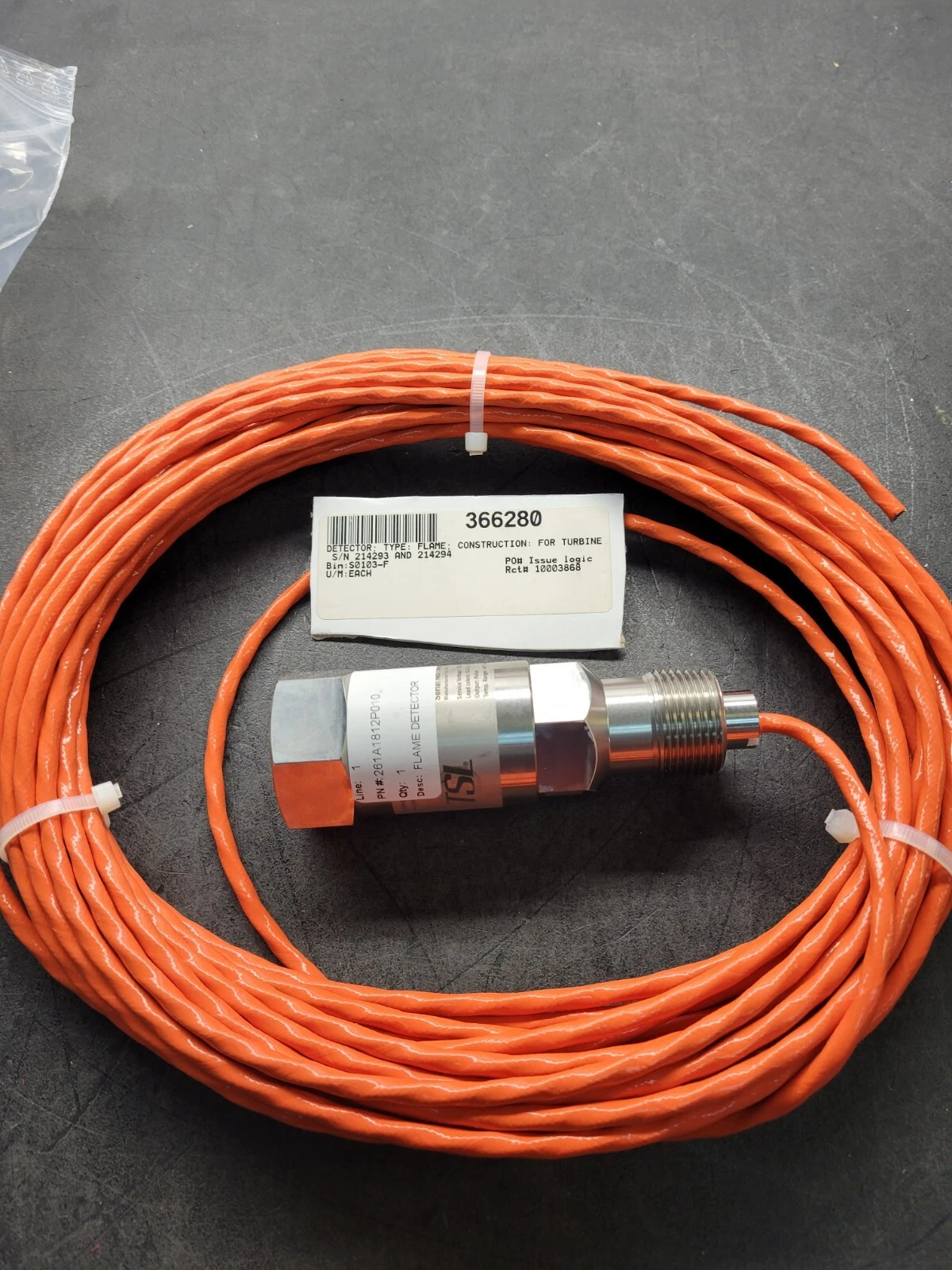 GE flame probe 261A1812P010 