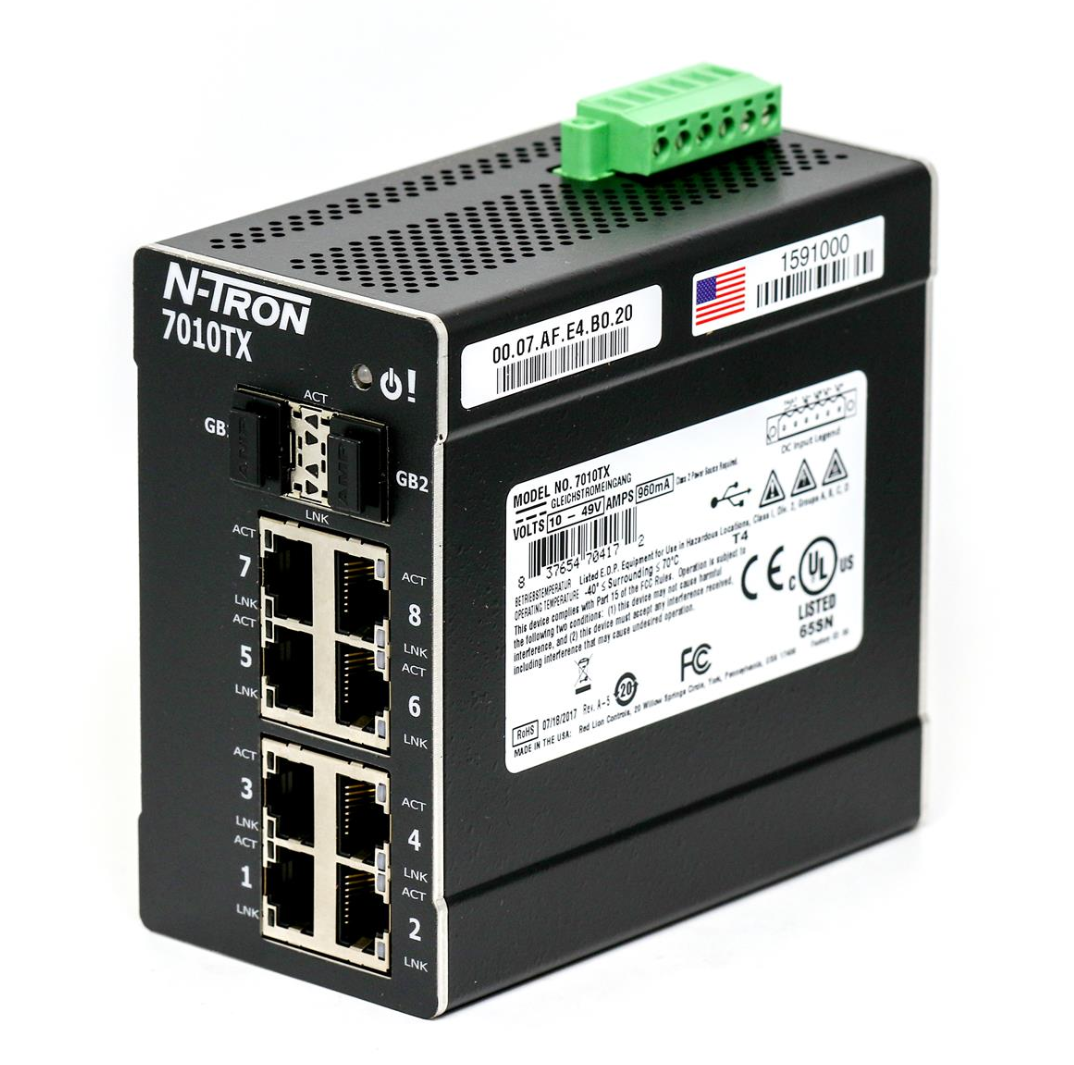 N-TRON 7010TX Industrial Ethernet Switch