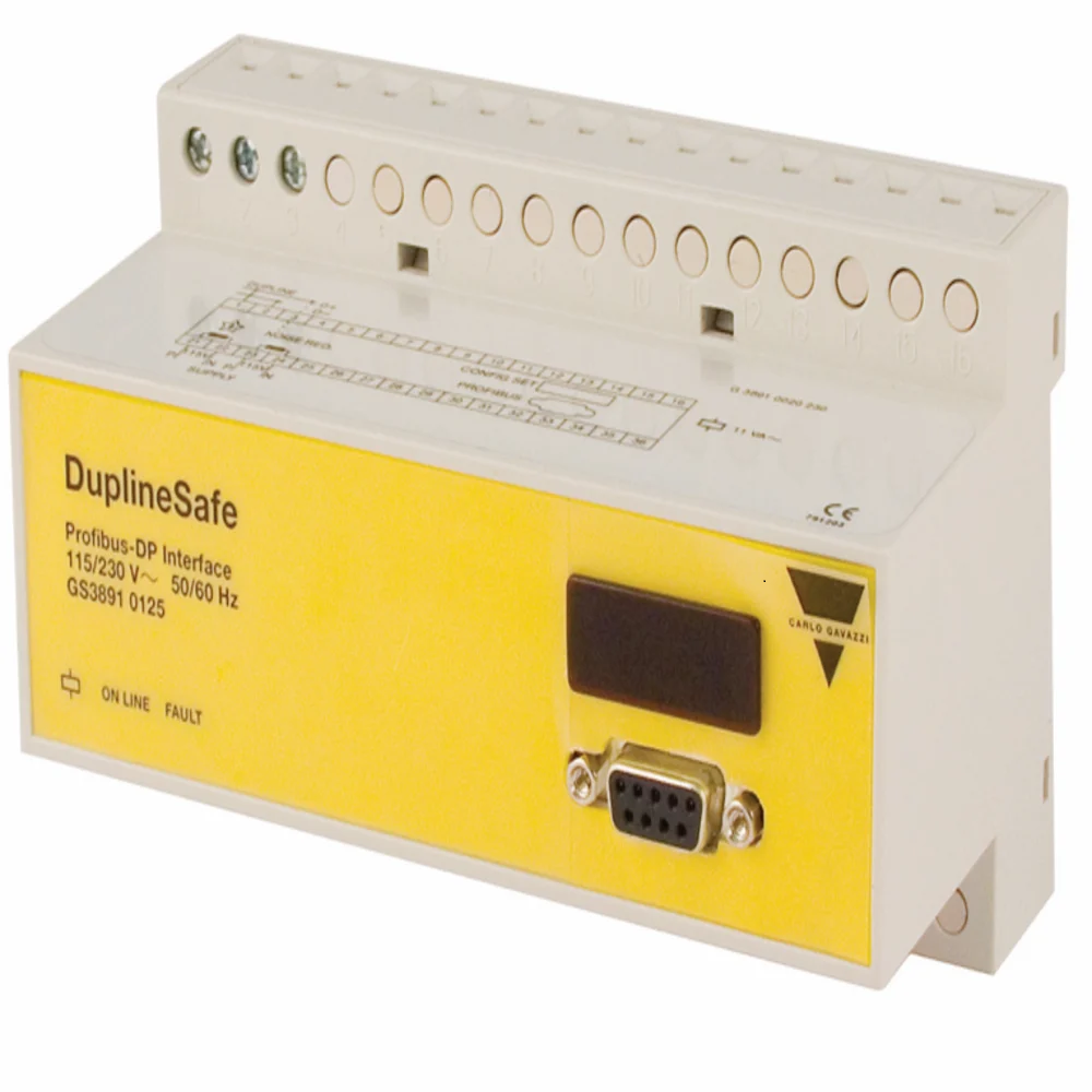 Carlo Gavazzi GS38910125230 Gateway - Industrial data concentrator for facility management.