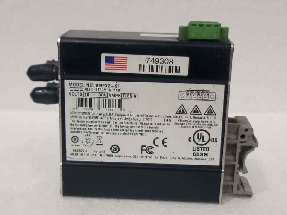 N-TRON 106FX2-ST Industrial Ethernet Fiber Switch