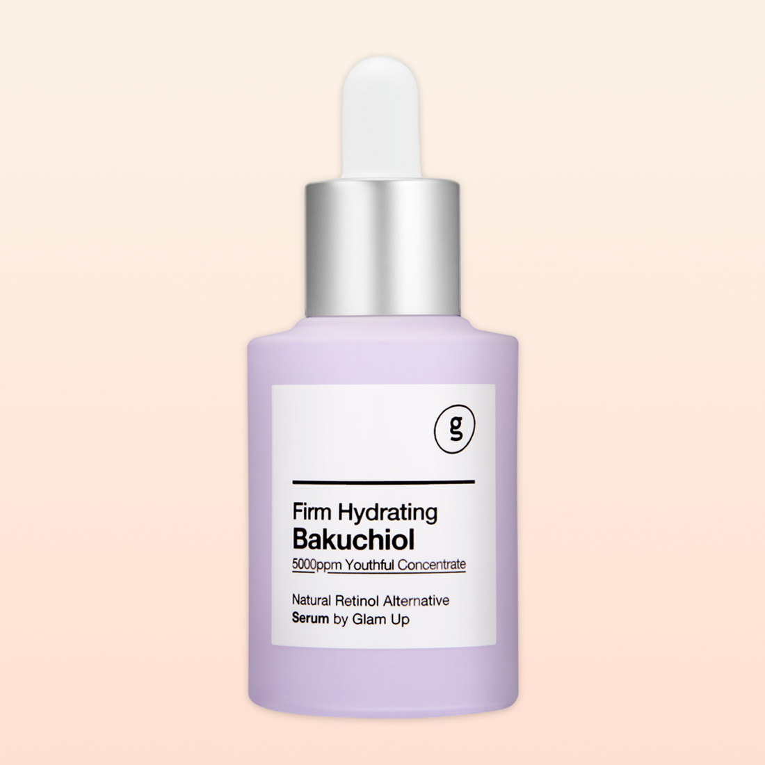 GLAM UP Bakuchiol Serum & Hyaluronic Acid (1.01 Fl Oz)