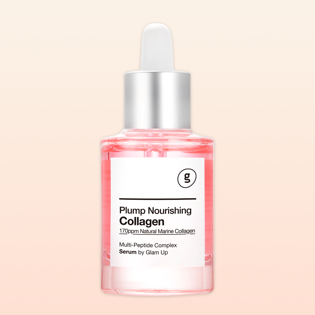 GLAM UP Plump Nourishing Dive in Real Marine Collagen Serum 30ml (1.01 Fl Oz)