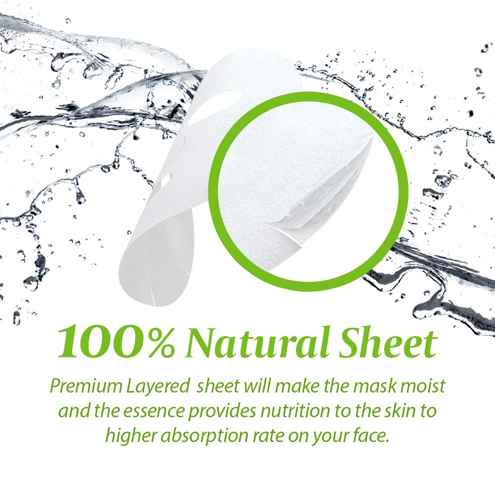 GLAM UP Sheet Mask Refreshing Peppermint (10 sheets)