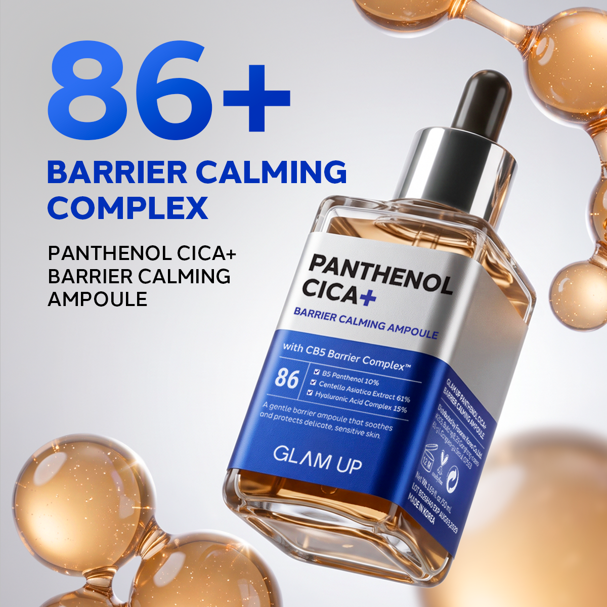 86 PANTENOLCICA+  Barrier Calming Ampoule
