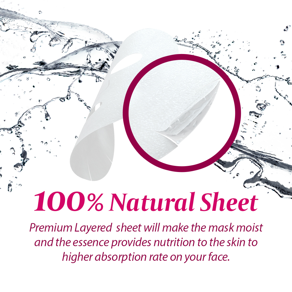 Glam Up Sheet Mask Firming Pomegranate (10 sheets)