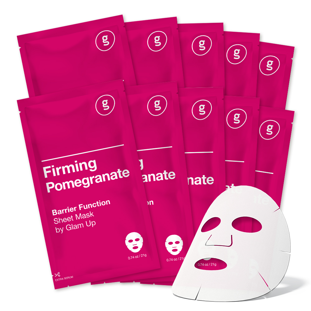 Glam Up Sheet Mask Firming Pomegranate (10 sheets)