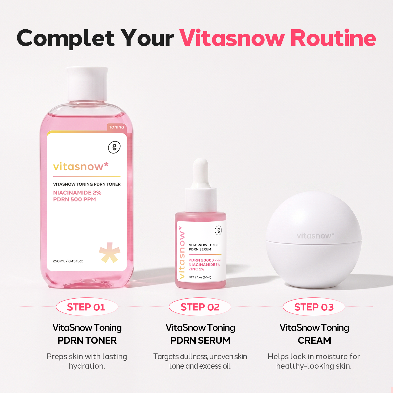 VitaSnow PDRN 20,000ppm Toning Serum