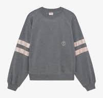 Women hoodie grey long soft winter style