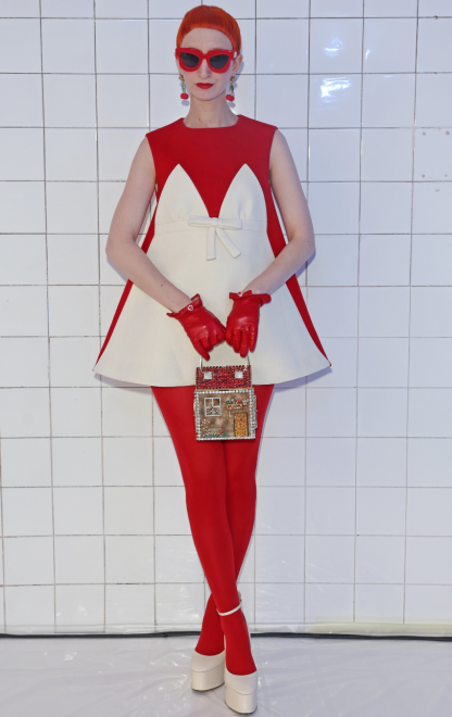 Color-Blocked Mini Dress