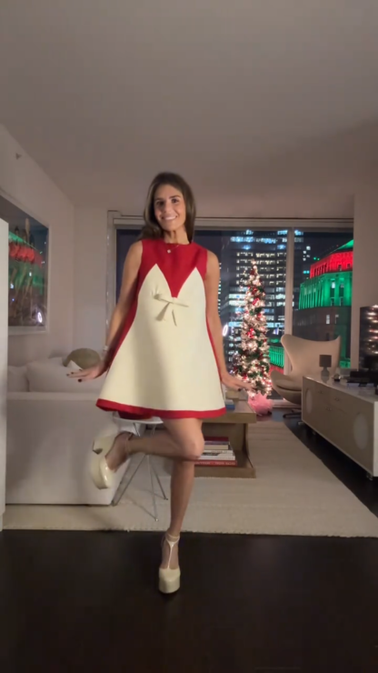 Color-Blocked Mini Dress