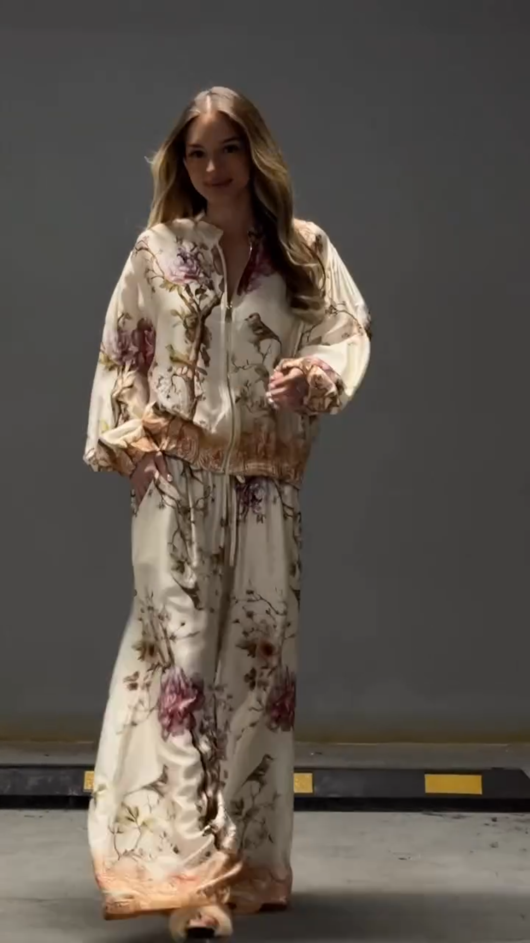  Floral Print Casual Set