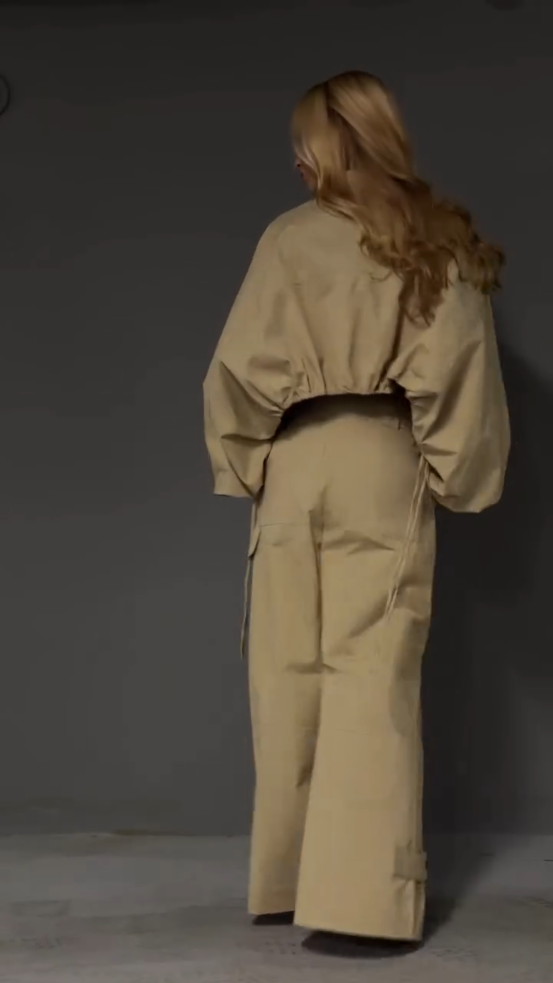 Women's Khaki Trouser Set