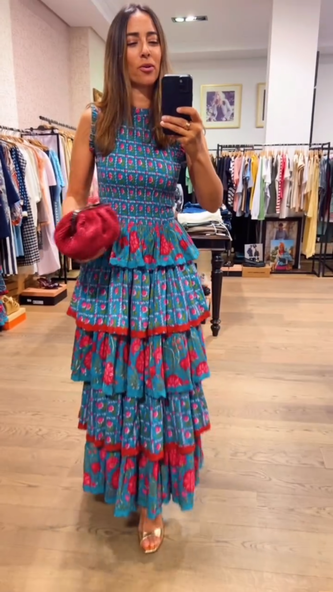 Sleeveless Ruffle Dress