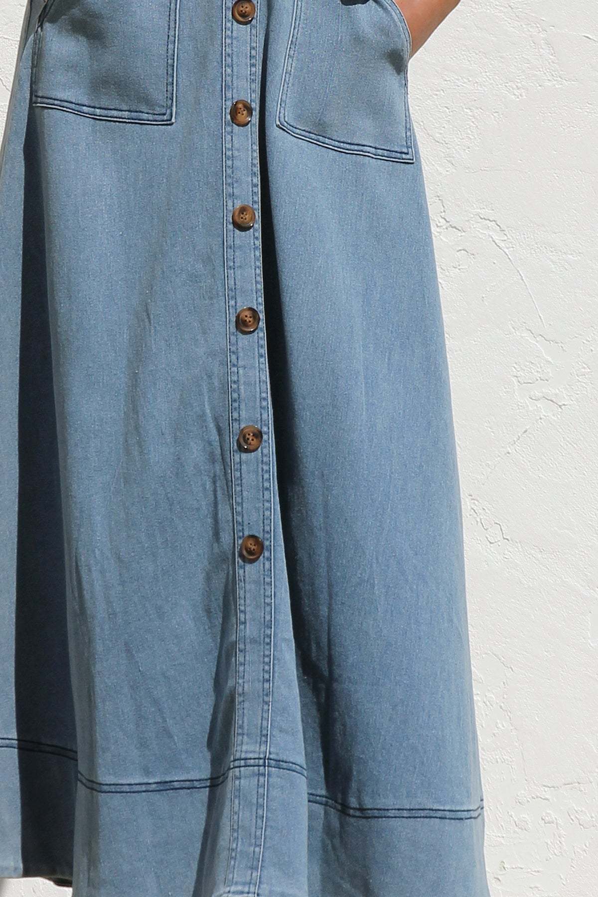 Danielle Dress BLUE DENIM-ROVOLE