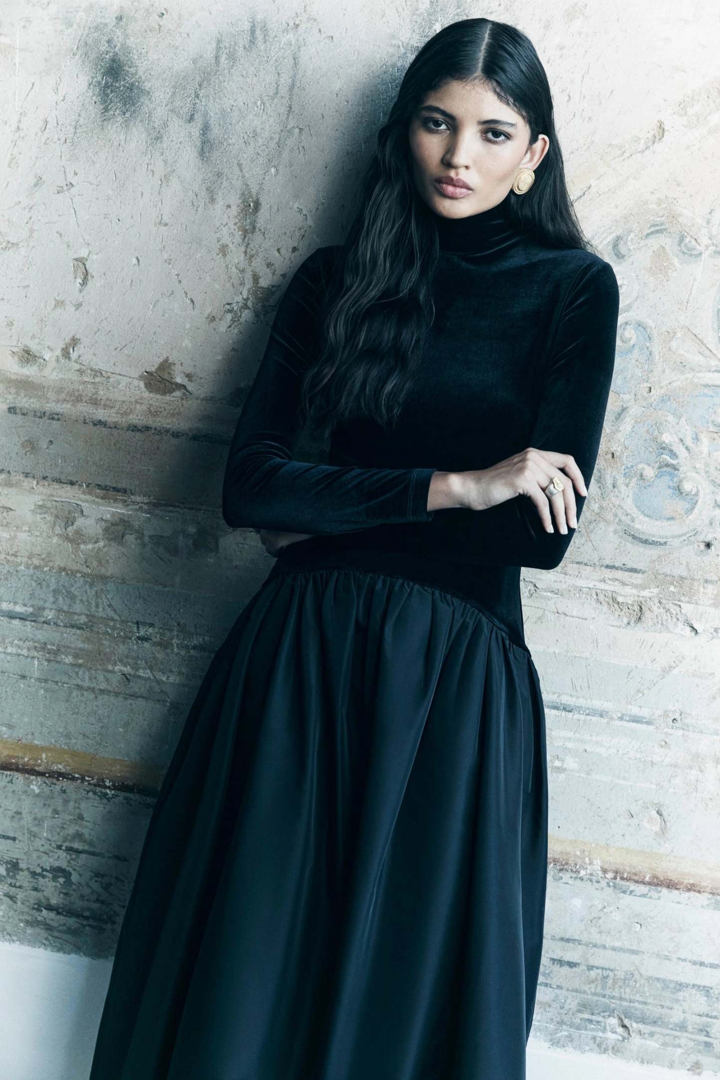 Florienne Long Sleeve Maxi Dress-ROVOLE