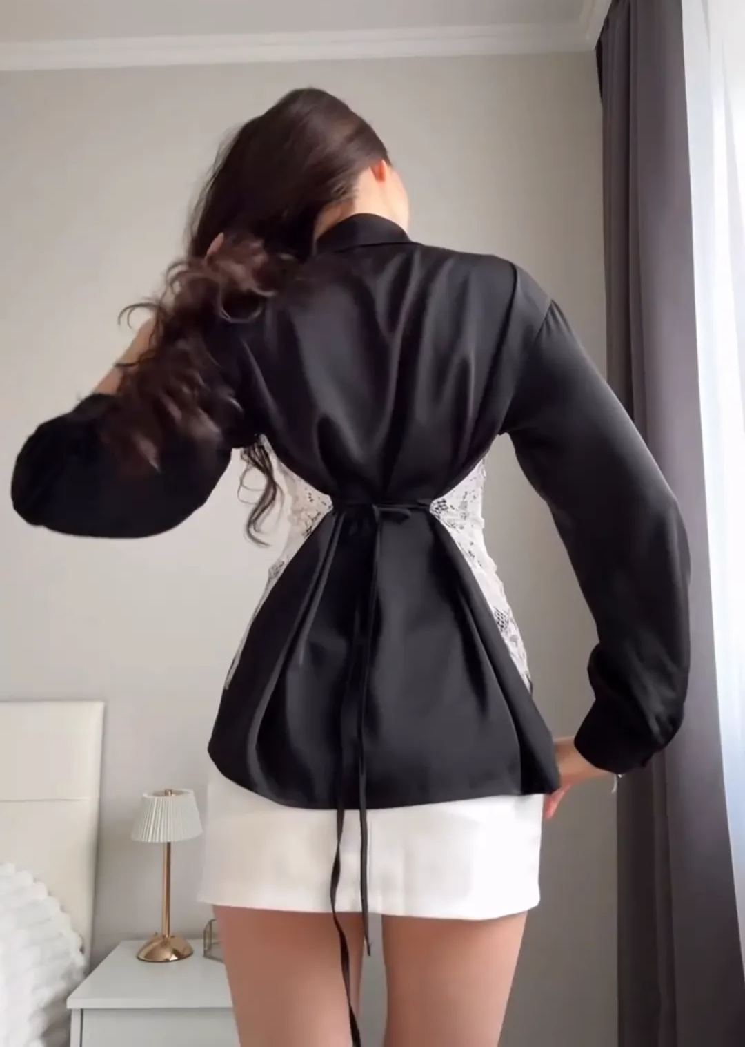 Lace Long-sleeved Shirt