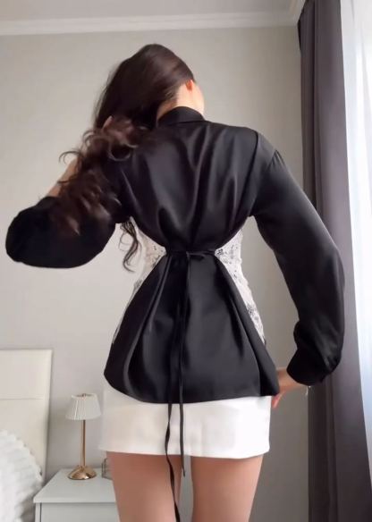 Lace Long-sleeved Shirt