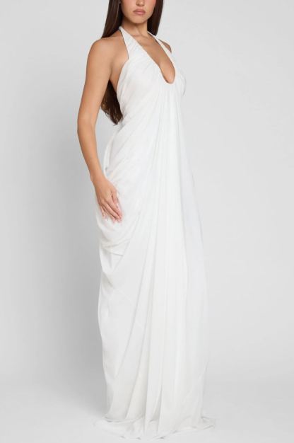 Halter Neck Long Dress