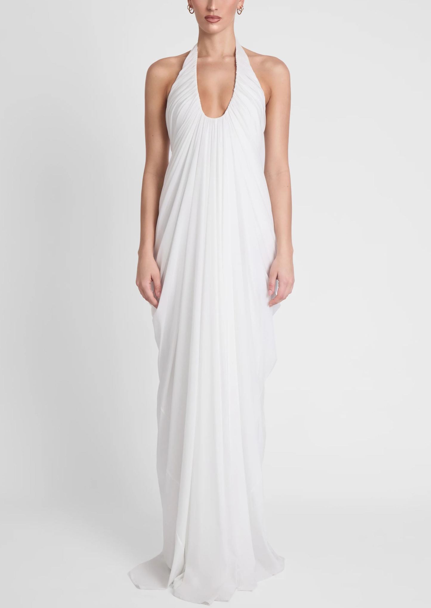 Halter Neck Long Dress