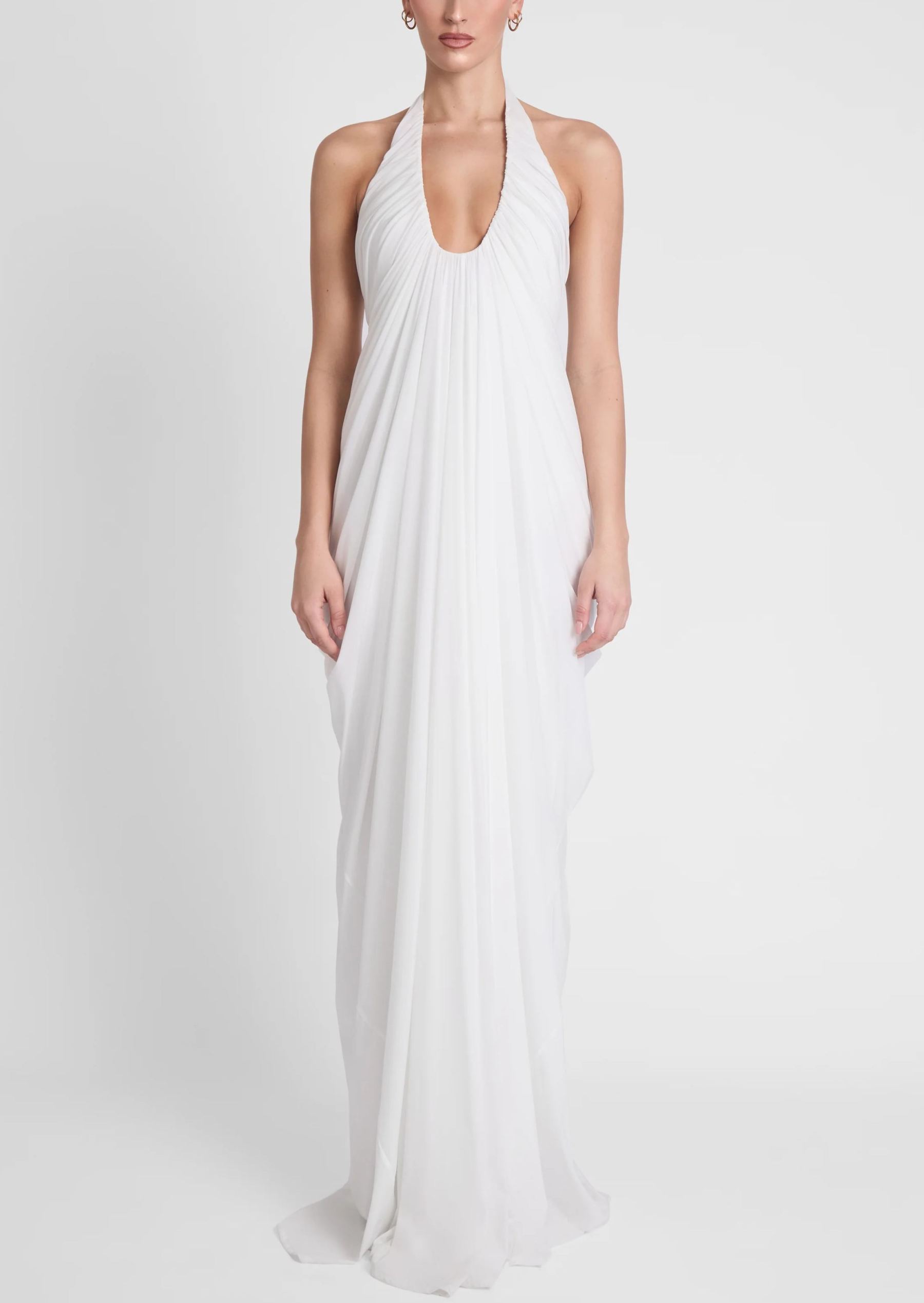 Halter Neck Long Dress