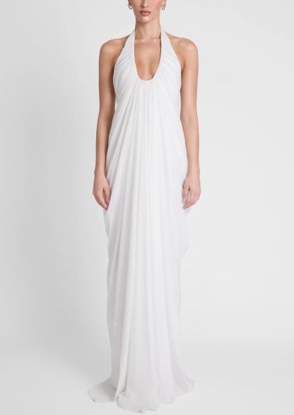 Halter Neck Long Dress