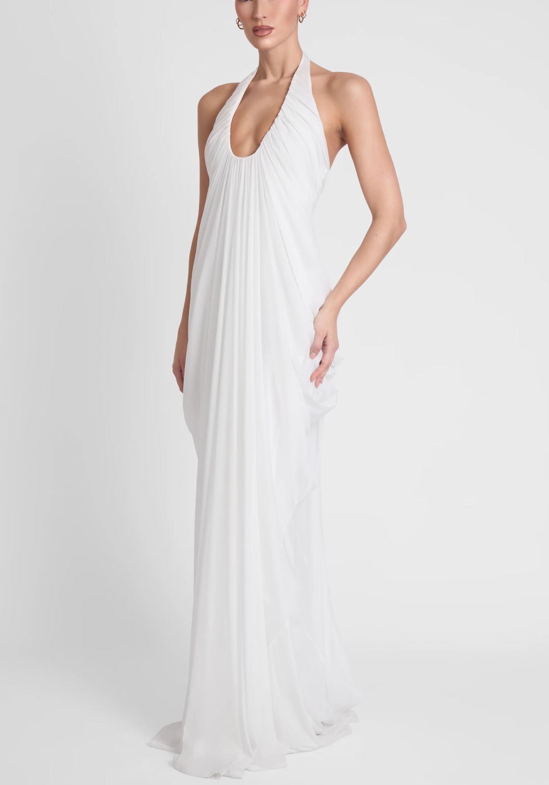 Halter Neck Long Dress