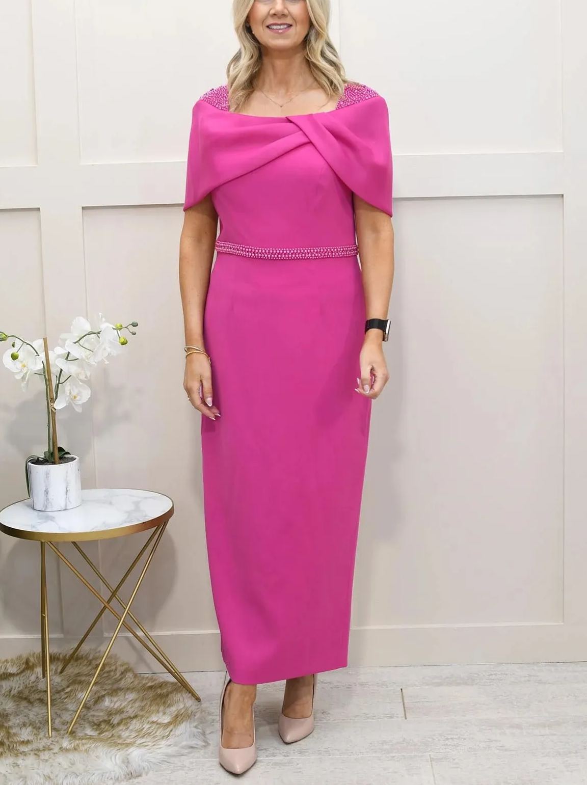 Diamante Straight Dress 