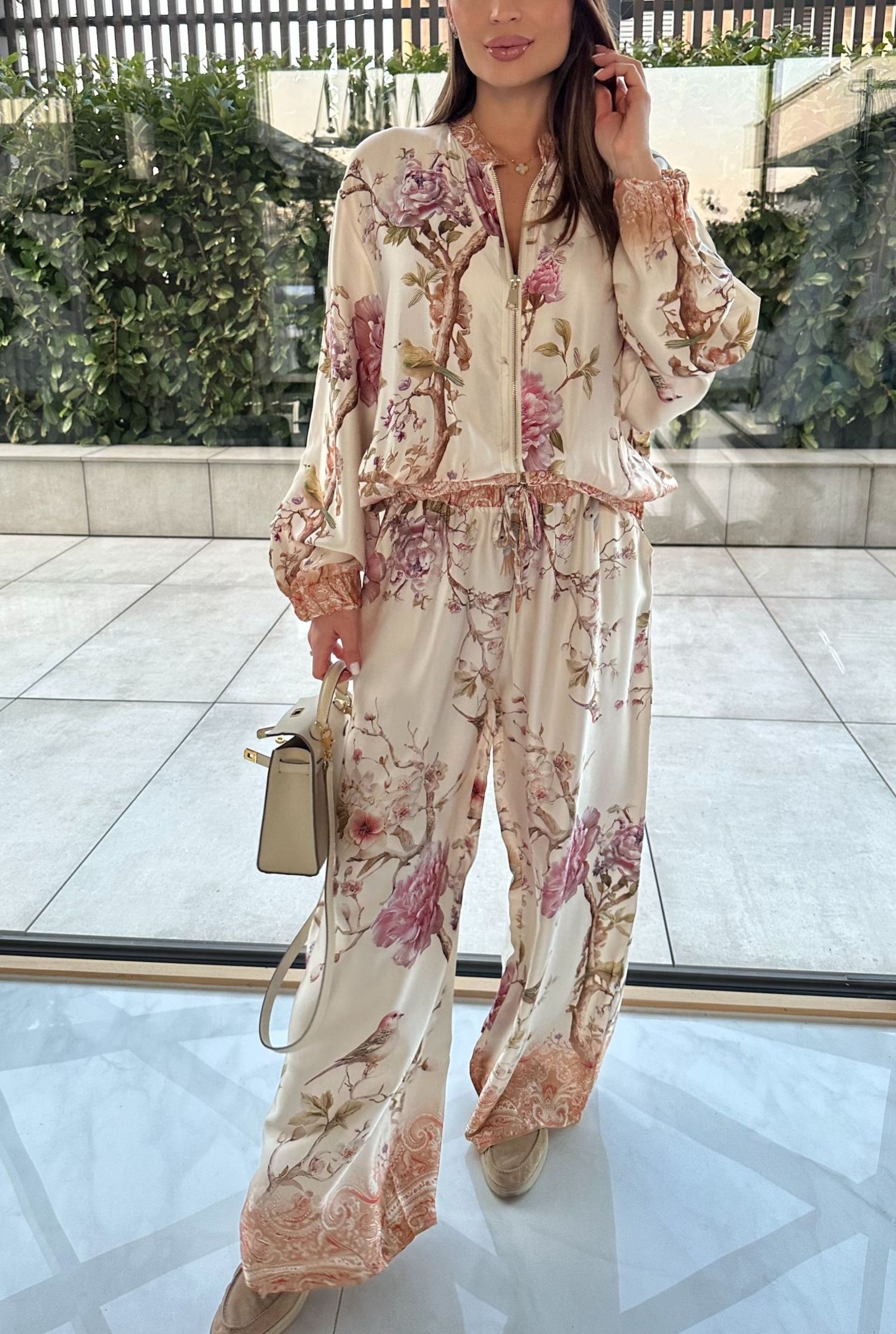  Floral Print Casual Set