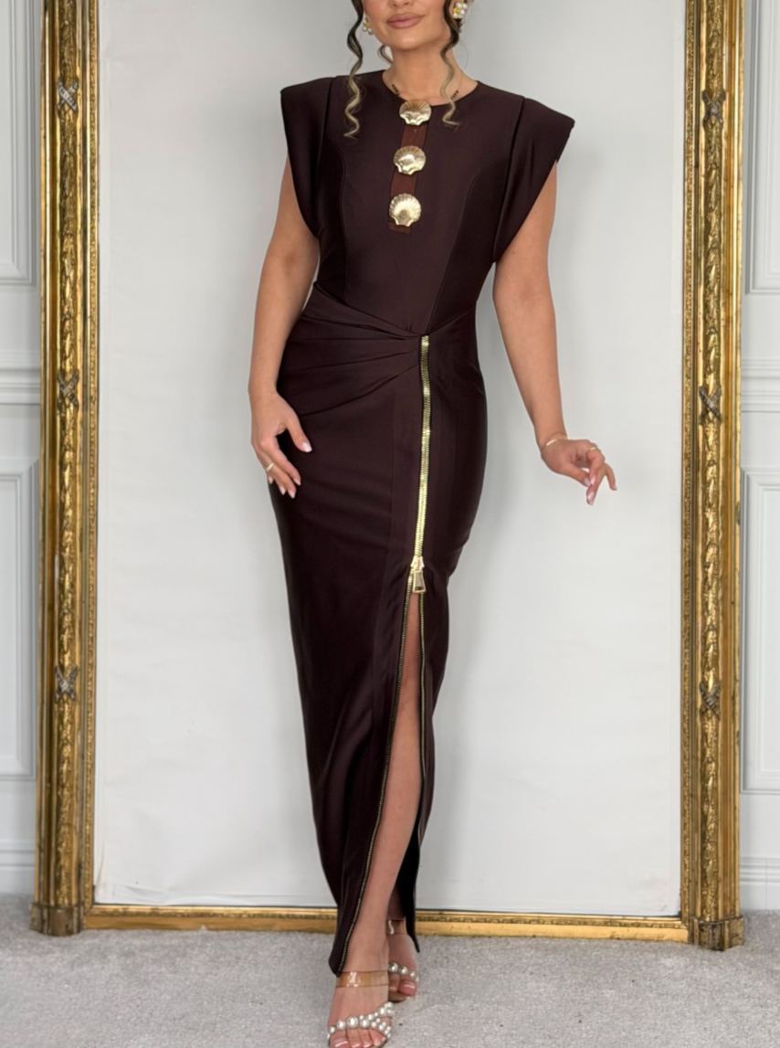Women's Shell Button Dress