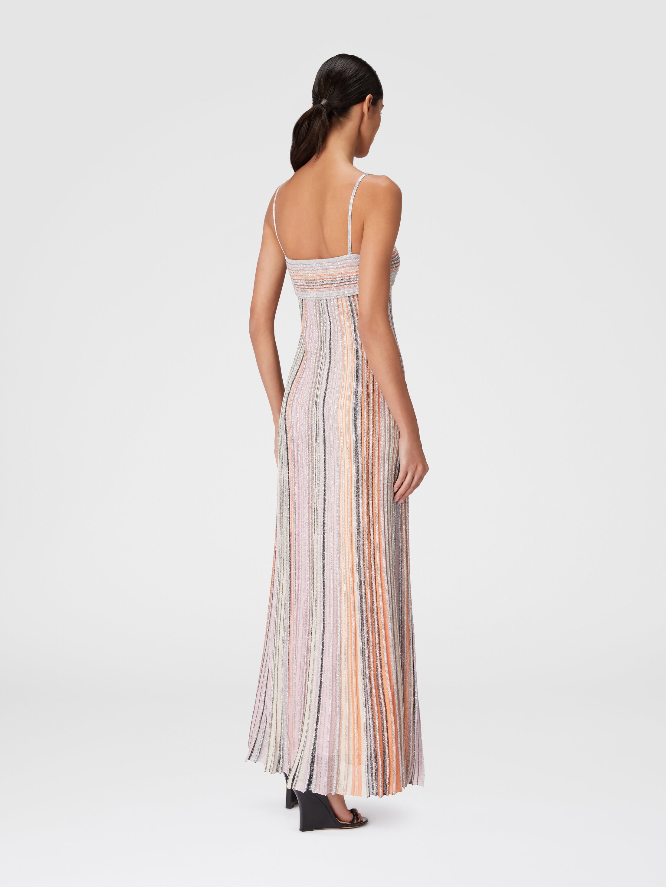 Multicolor Striped Maxi Dress