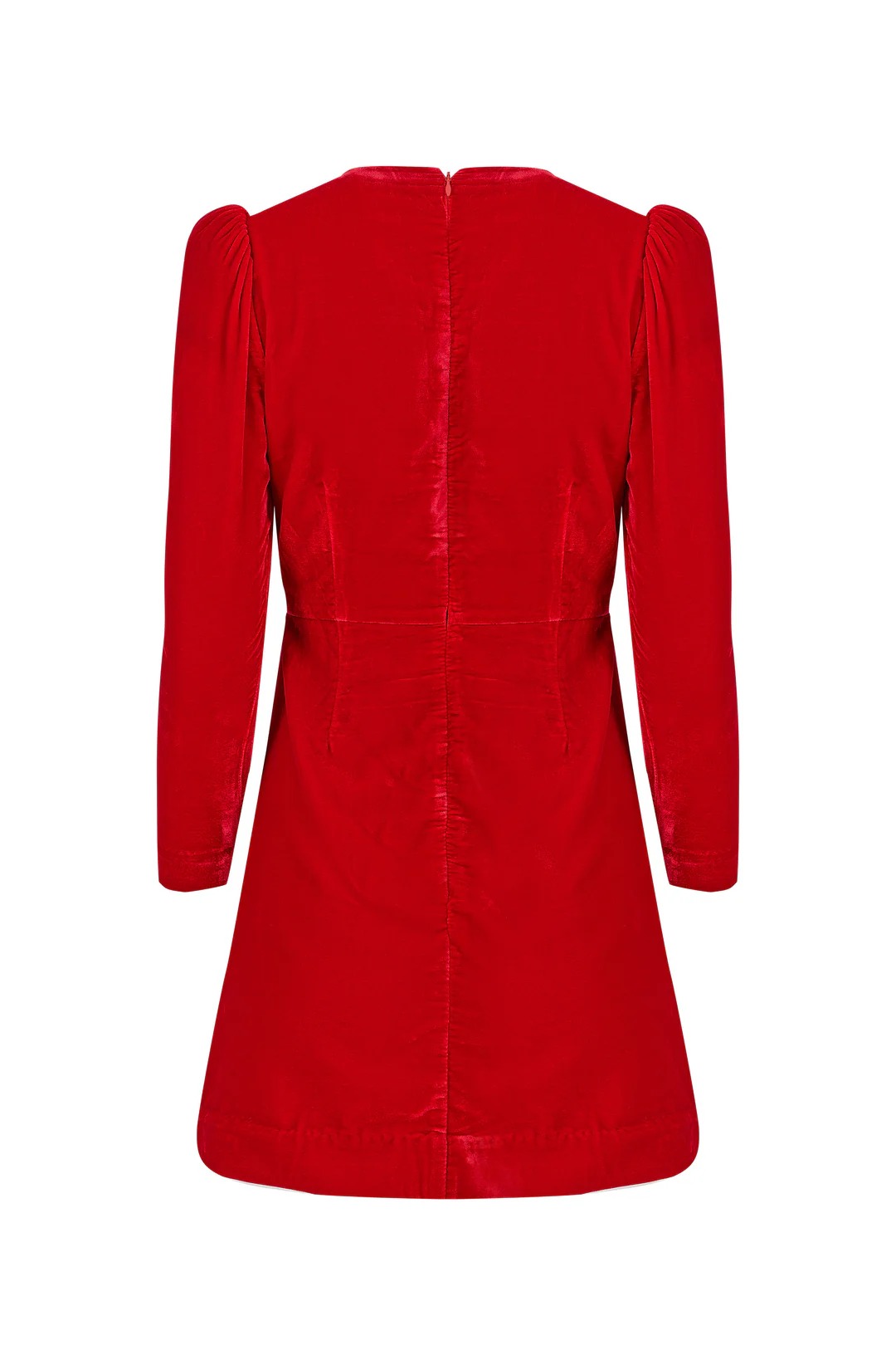 Bow Velvet Mini Dress