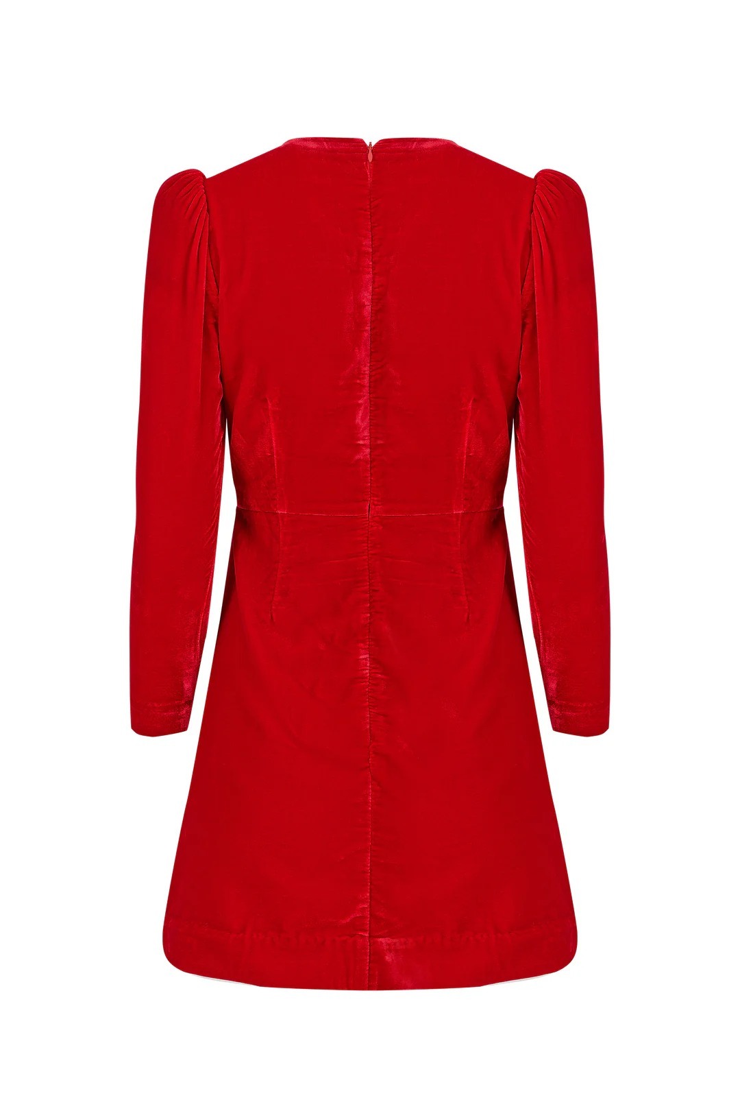 Bow Velvet Mini Dress