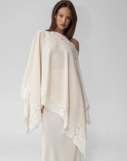 Lace Cape Top Set