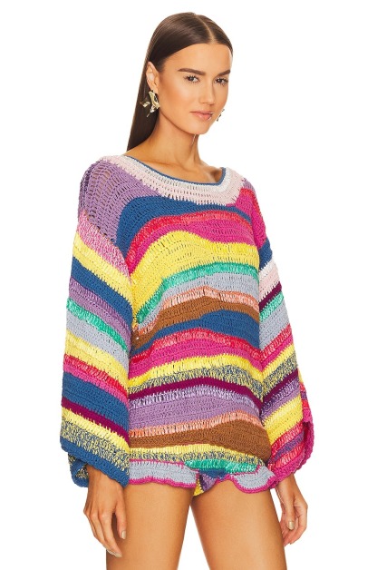 Colorful knitted set