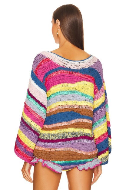 Colorful knitted set