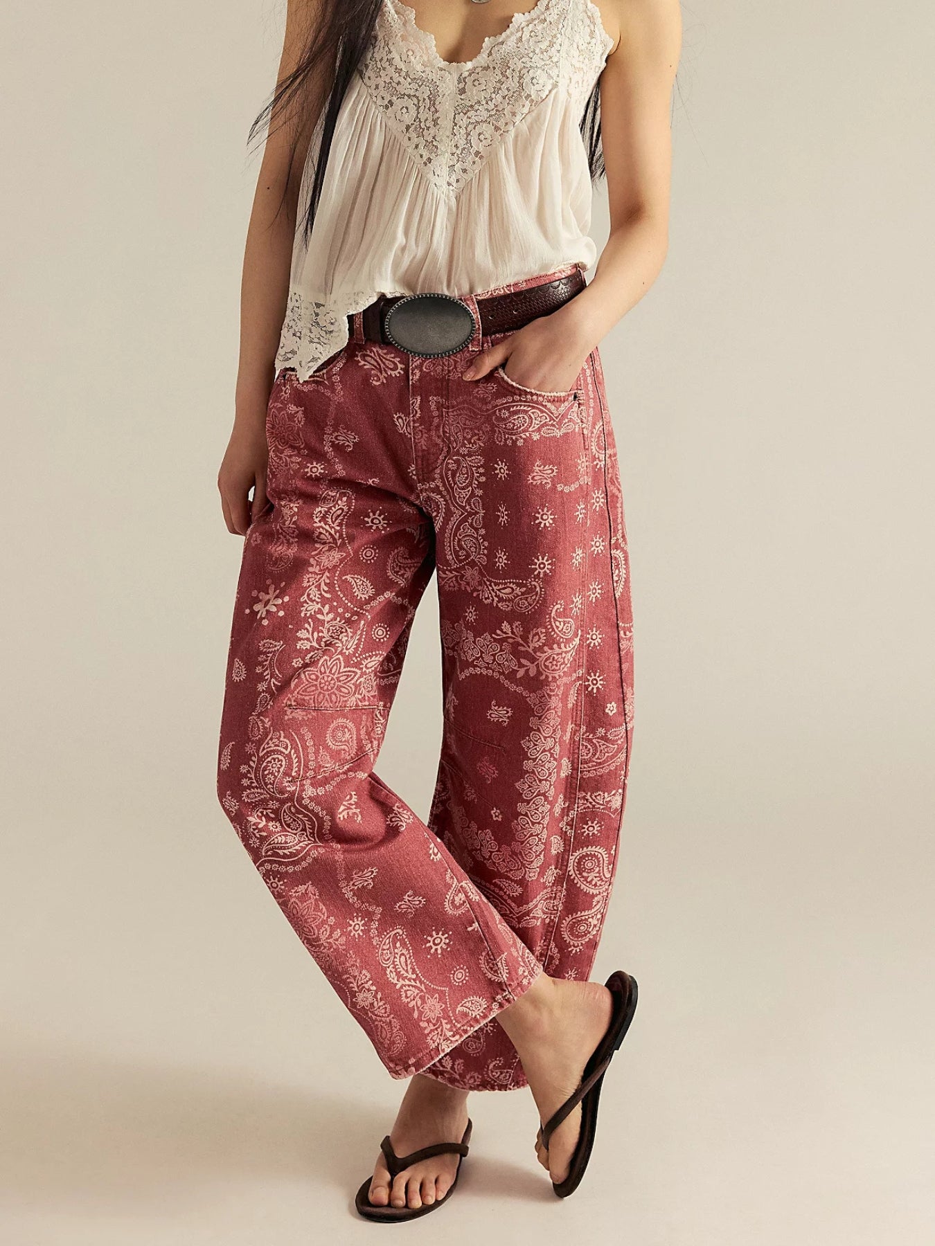 Your Luck Day Mid Rise Barrel Jeans