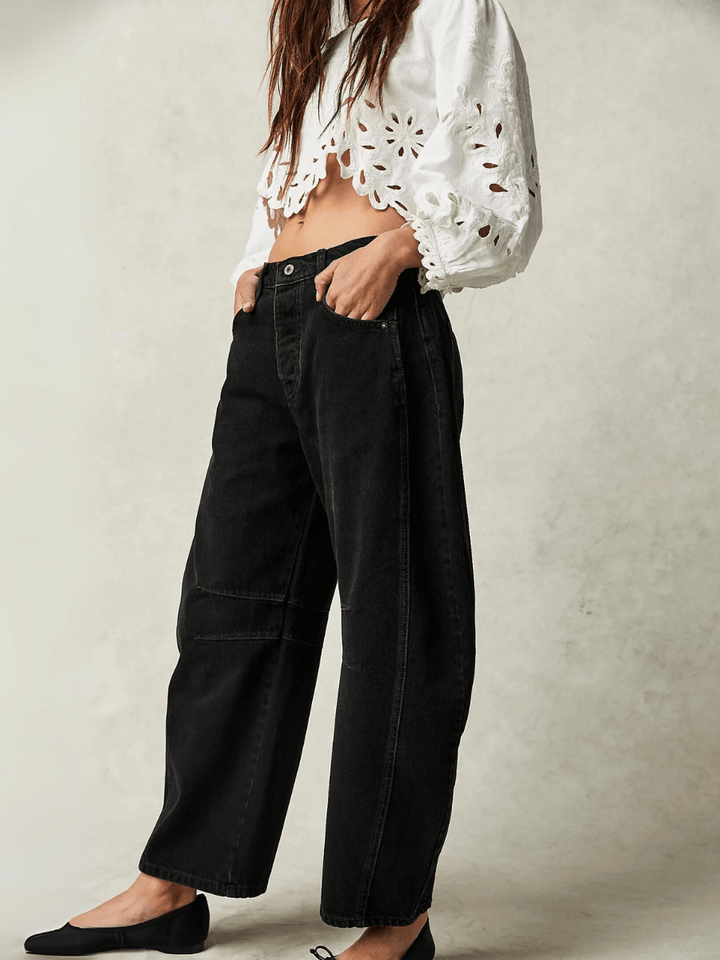 Merissa Mid Waisted Wide Leg Jeans