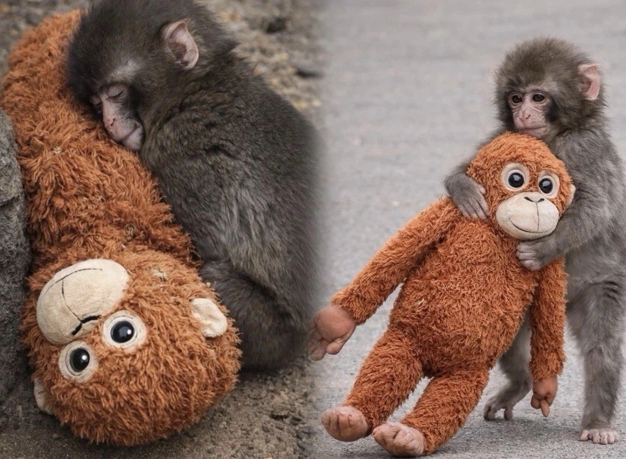 Cute Little Monkey Punch Plush Toy