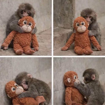 Cute Little Monkey Punch Plush Toy