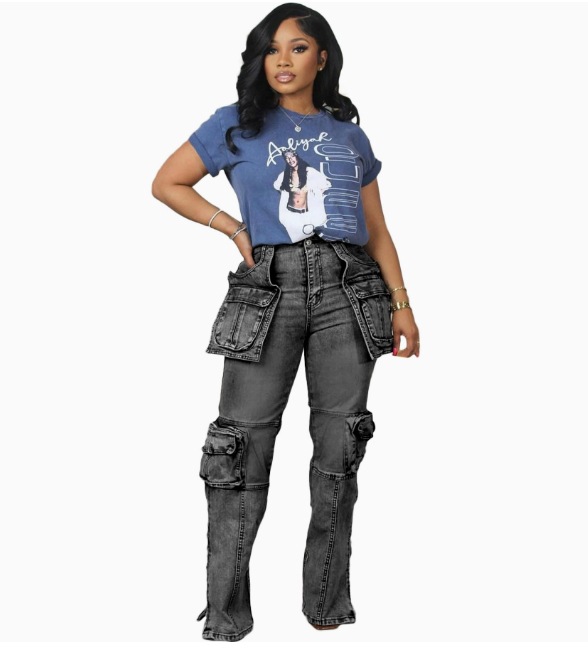 Casual Versatile Multi-Pocket Work Pants