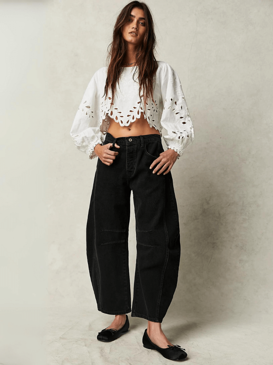 Merissa Mid Waisted Wide Leg Jeans